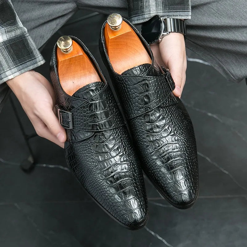 Pointed Leather Loafers