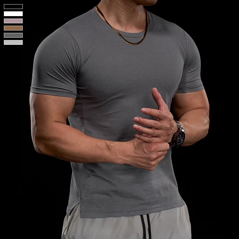 High-elasticity Breathable Sports Tight Short-sleeved T-shirt