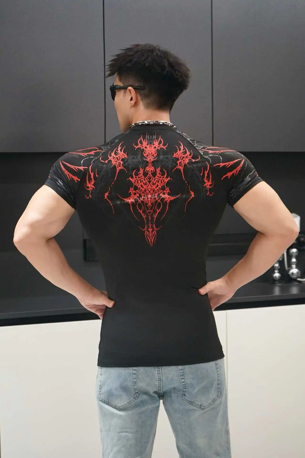 Short Sleeved Fitness Quick Drying Tight T-shirt