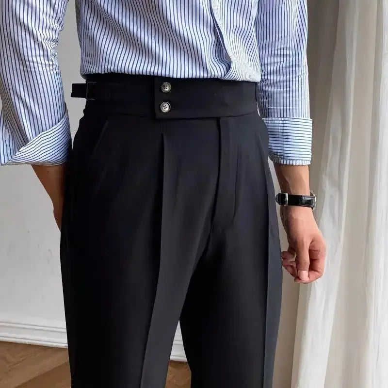 Old Money Trousers British Style Slim Fit