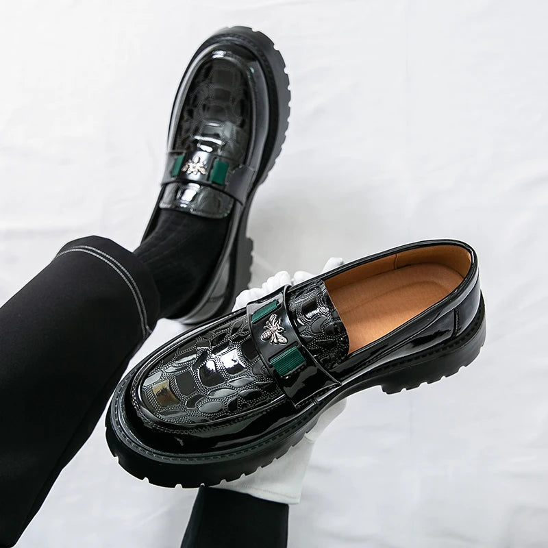 Round Toe Thick Soled Light Loafers