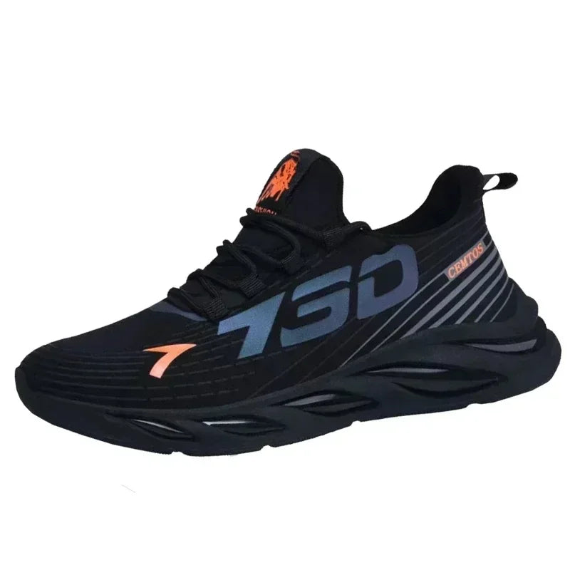 Breathable Light Running Network Red Boom Shoes
