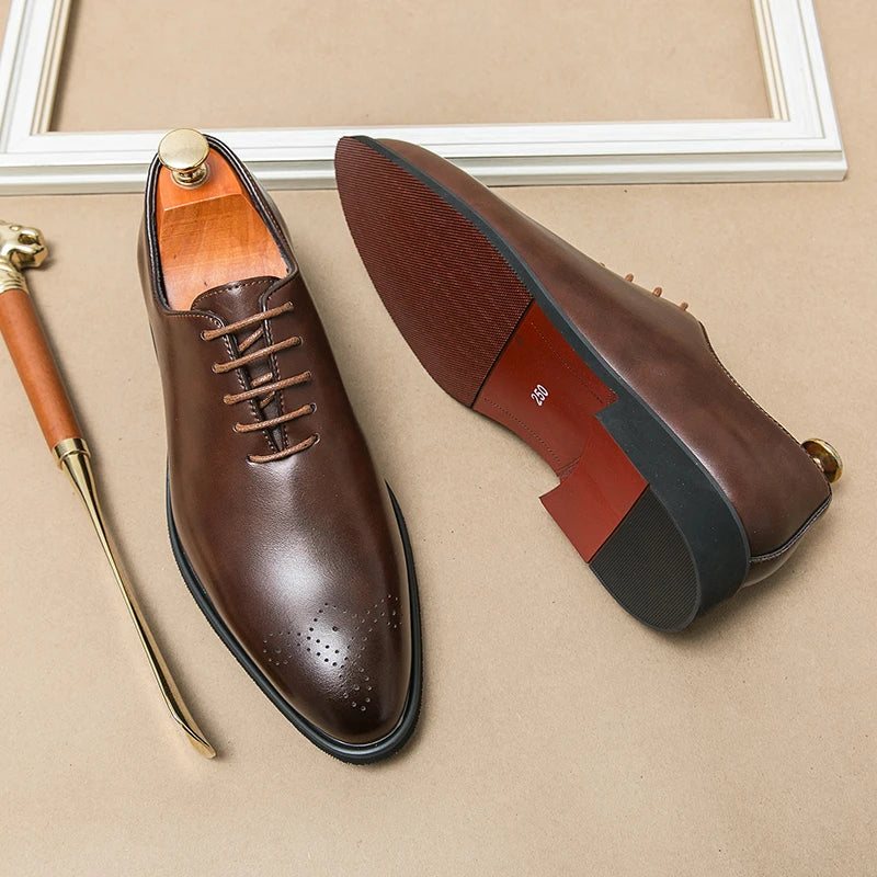 Lace-up Brogue Oxfords