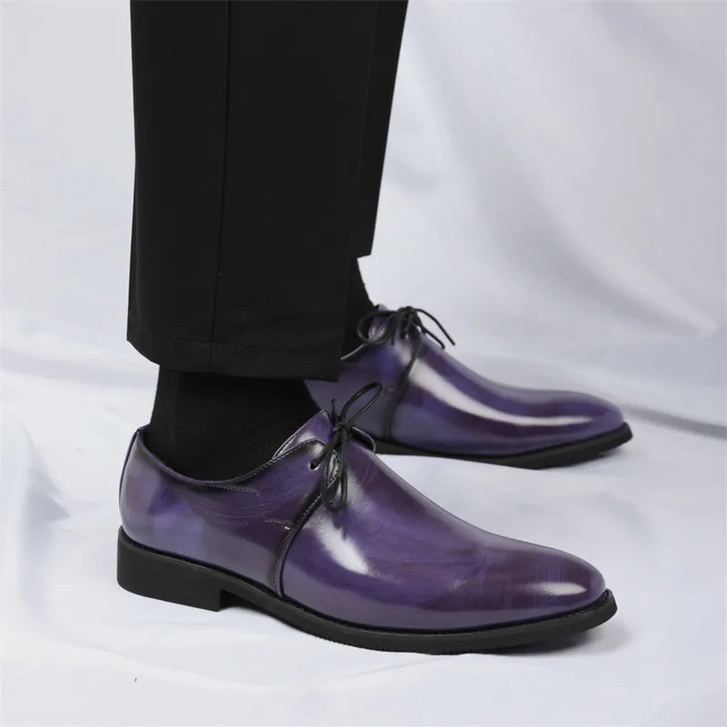 Casual Business Comfortable Pointed Toe Leather Dress Shoes
