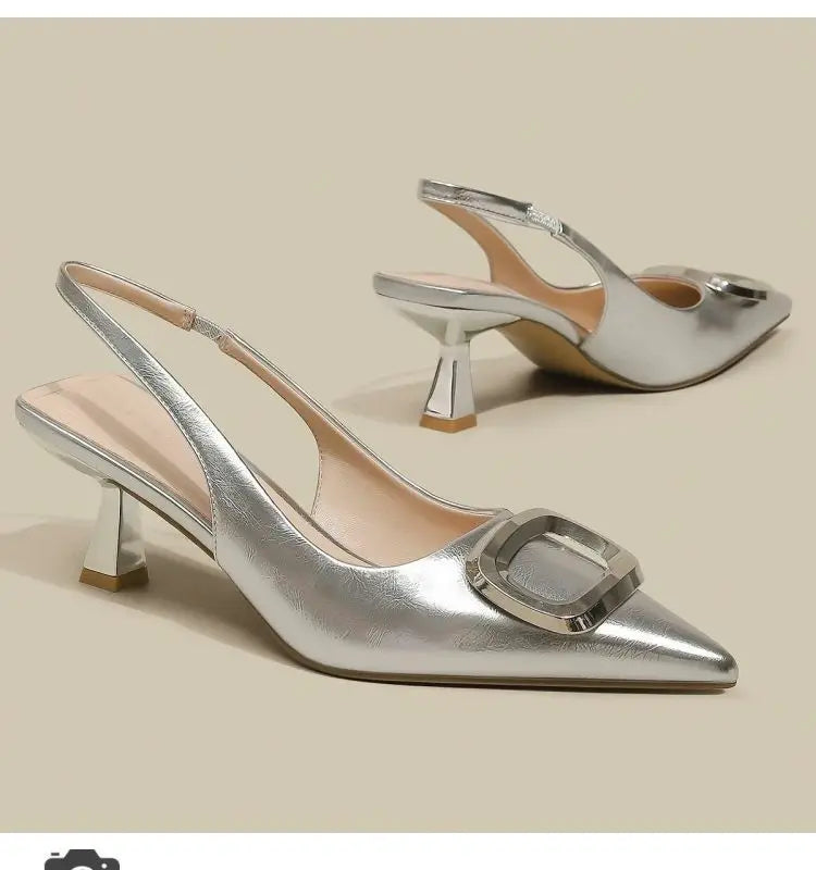 Slingbacks Pointed Toe High Heels