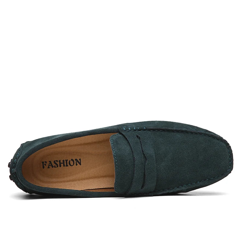 Casual Slip On Leather Loafers