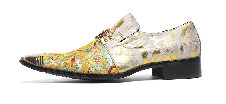 British Style Square Toe Luxury Formal Shoes