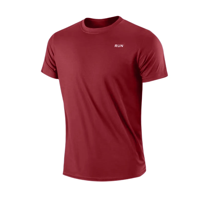 Quick Dry Short Sleeve Round Neck T-Shirt