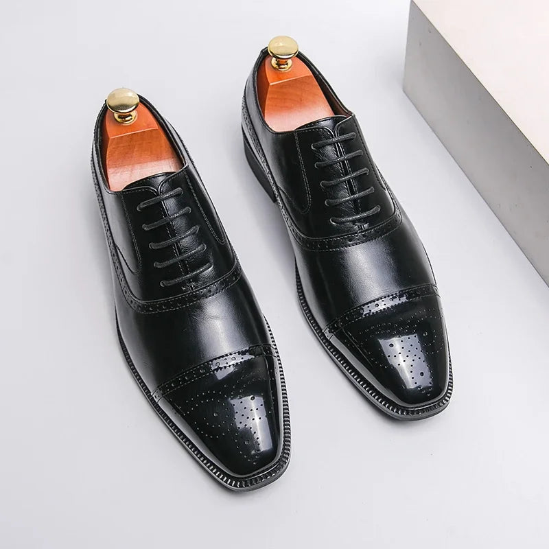 Lace-up Brogue Oxfords