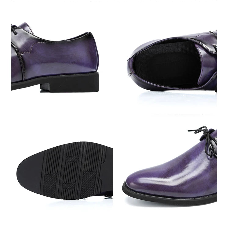 Casual Business Comfortable Pointed Toe Leather Dress Shoes