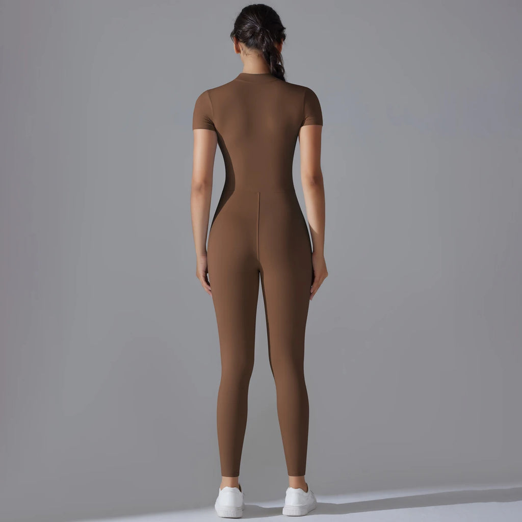 Women Fitness Sports Bodysuit Yoga Suit  Breathable Quick Dry