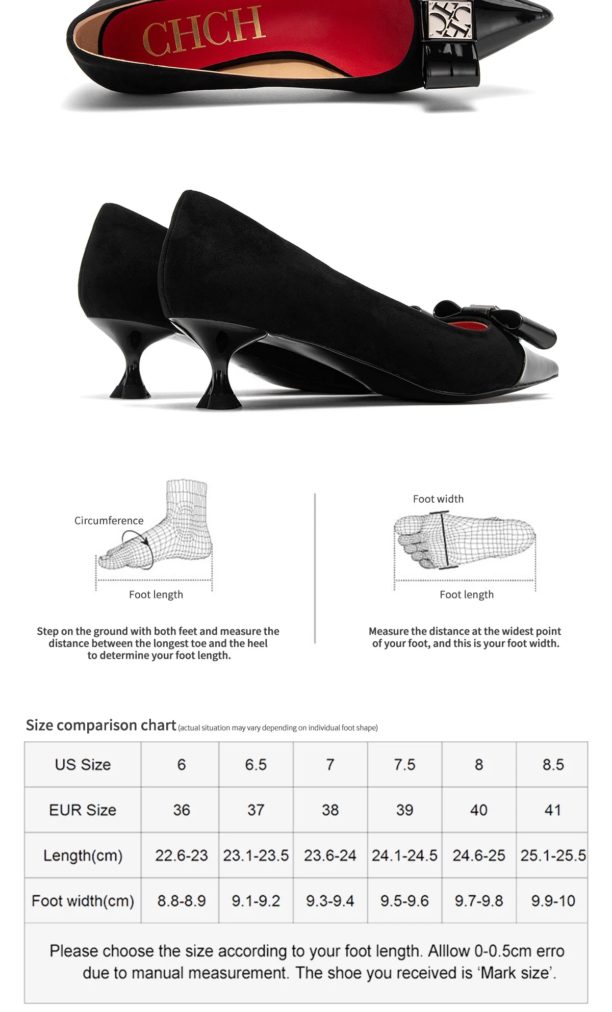 Elegant Low Heeled Female British Style Pointed Shoes