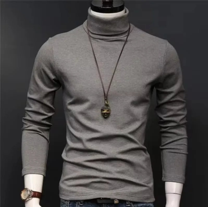 Slim Fit Long Sleeve Turtleneck