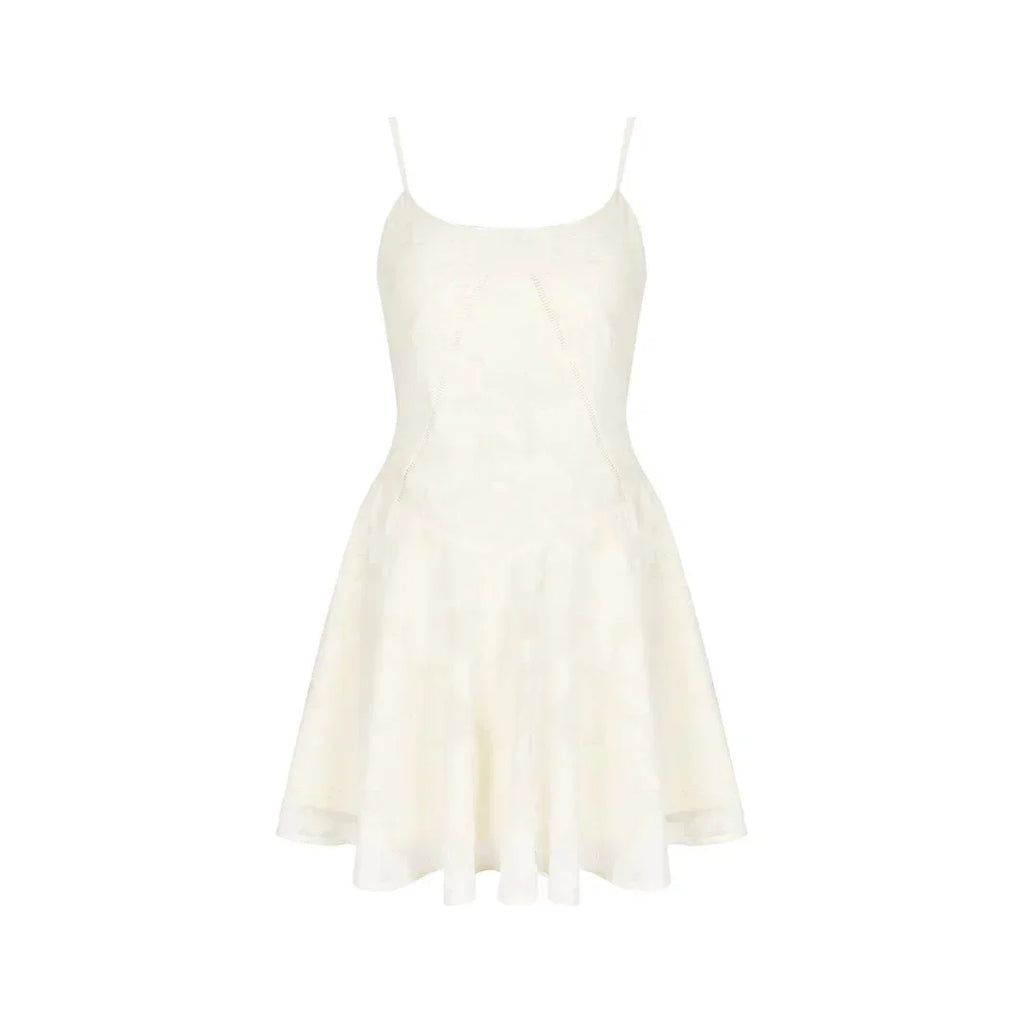 Casual A Line Lace Up Elegant Dress