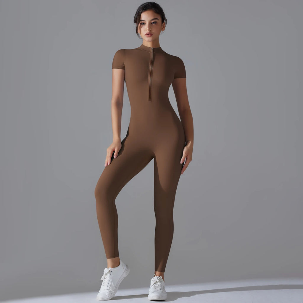 Women Fitness Sports Bodysuit Yoga Suit  Breathable Quick Dry