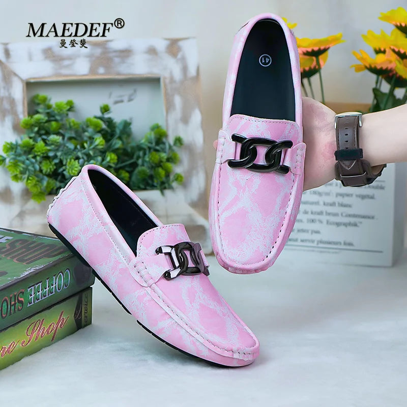 MAEDEF Men Bright Loafers