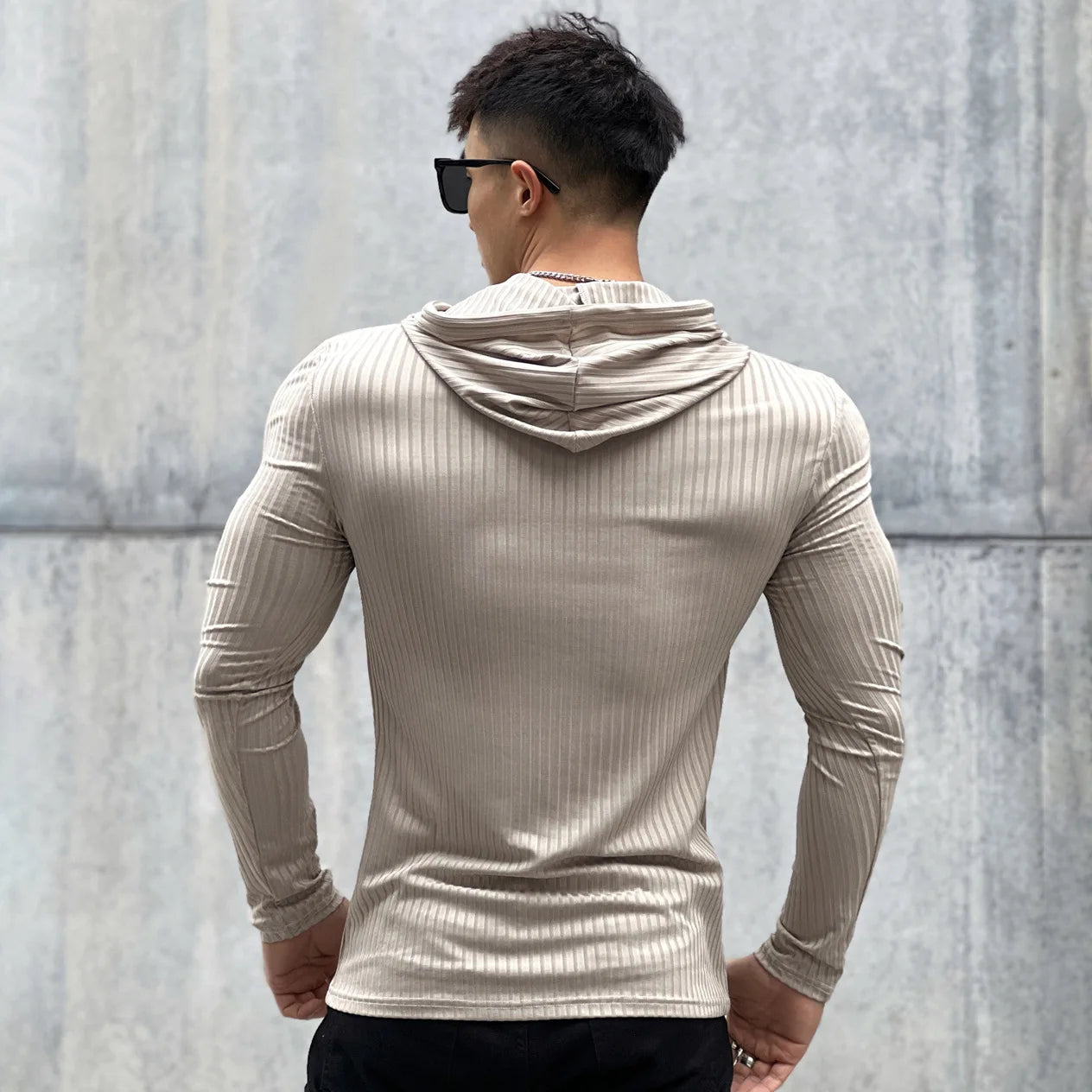 Casual Long Sleeve Skinny Shirt/Hoodie