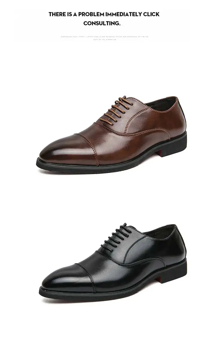 Men's Red Sole Oxford Business Shoes