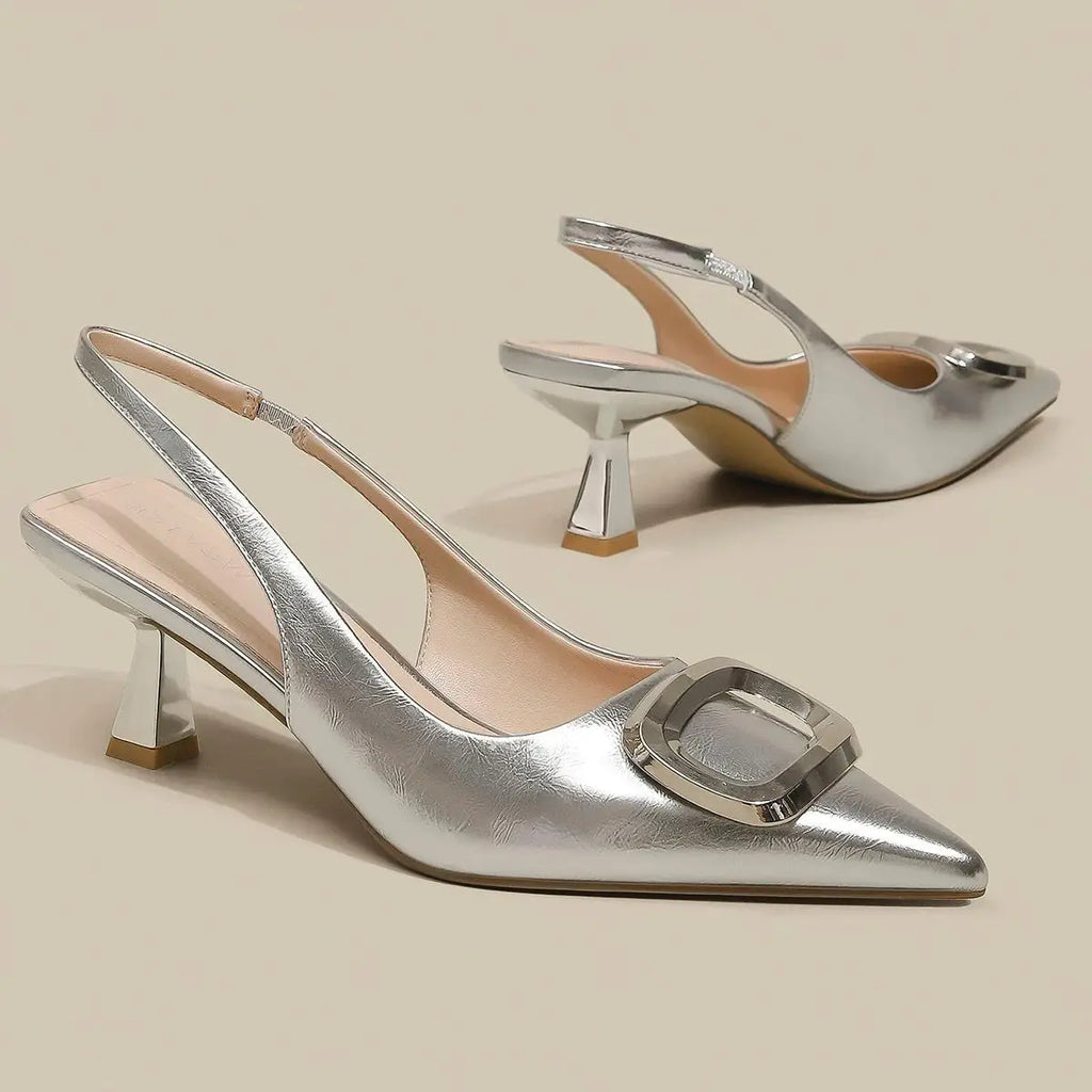 Slingbacks Pointed Toe High Heels