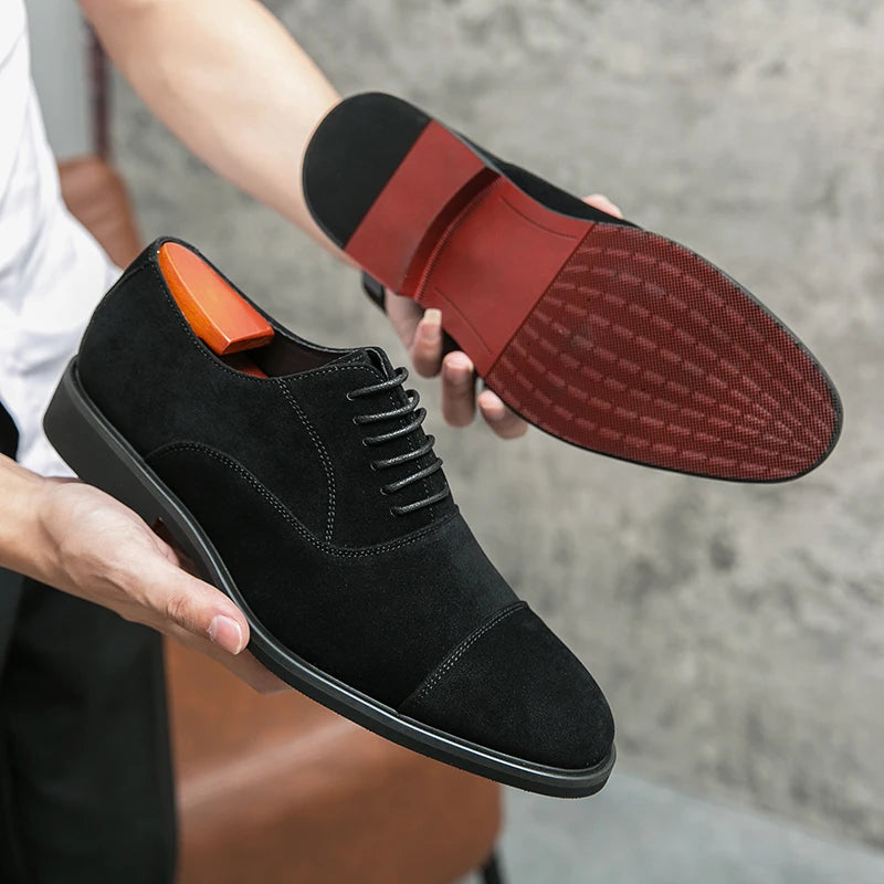 Vintage Slip-on Classic Casual Suede Leather Oxford Shoes