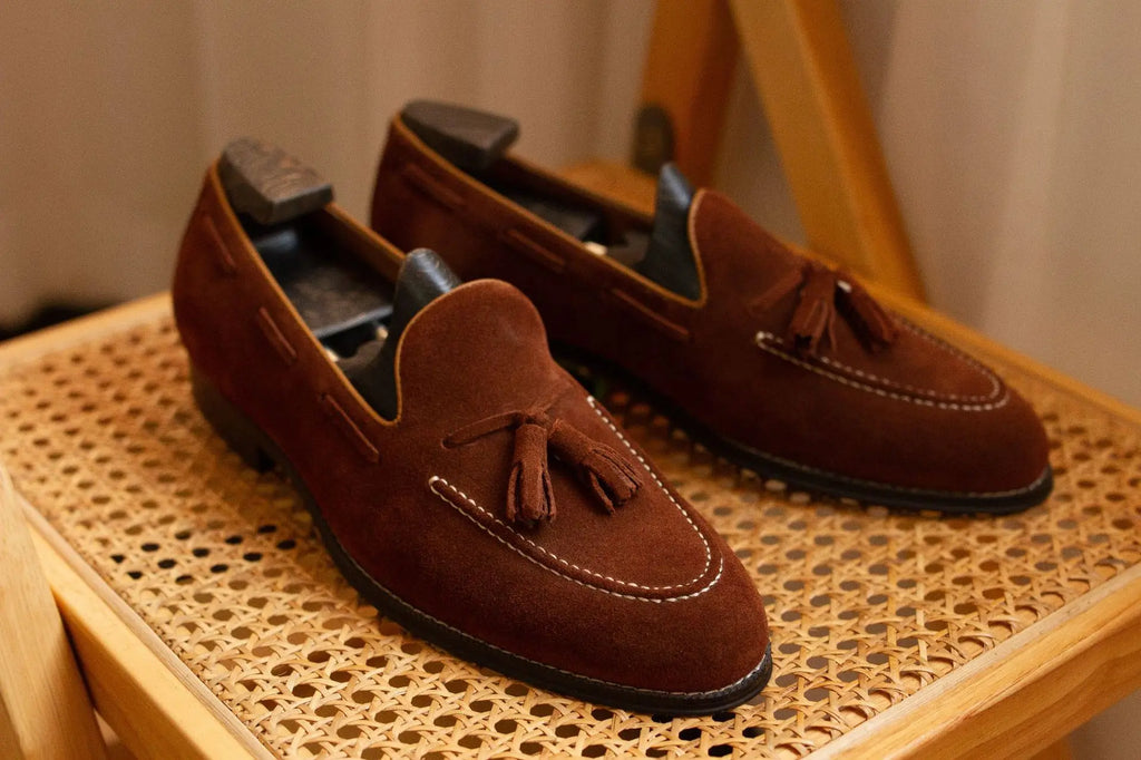 Genuine Leather Loafer Shoes for Men Handmade British Trendy Lazy Casual Shoes New Versatile