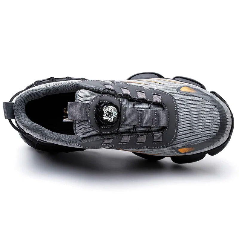 Indestructible Steel Toe Slip Resistant Abrasion Resistant Work Shoes Men Tough and Comfortable