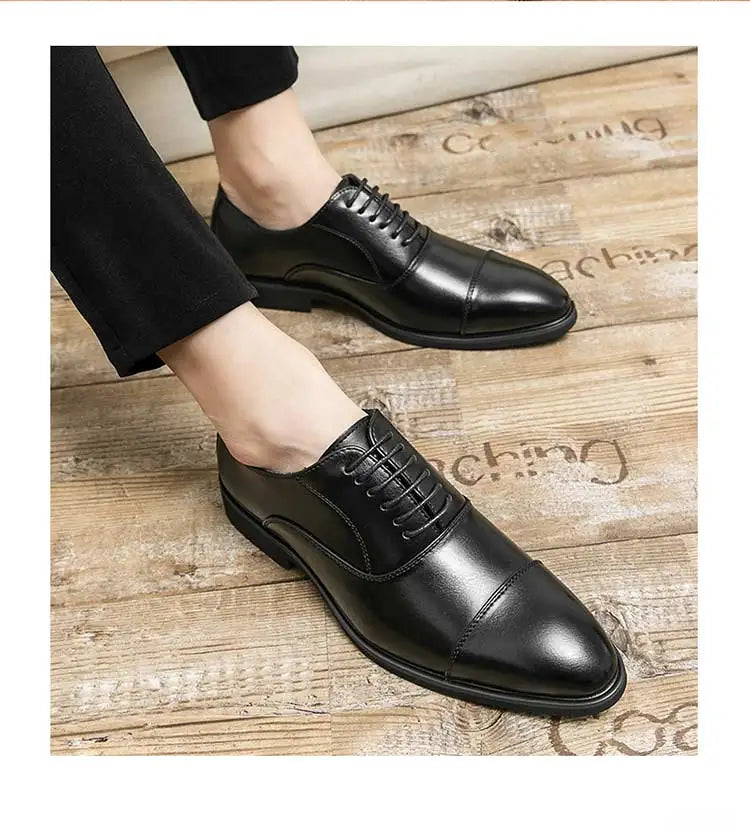 Men's Red Sole Oxford Business Shoes