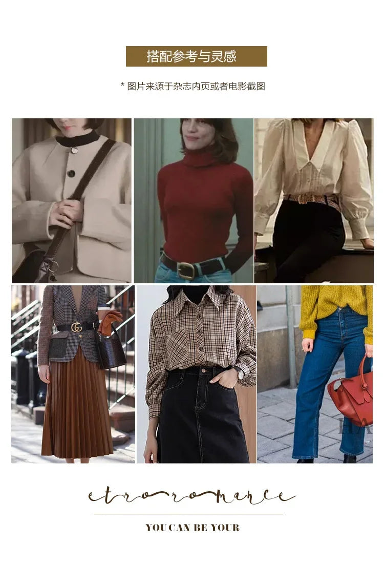 Retro British Style Thick High Leather Loafers