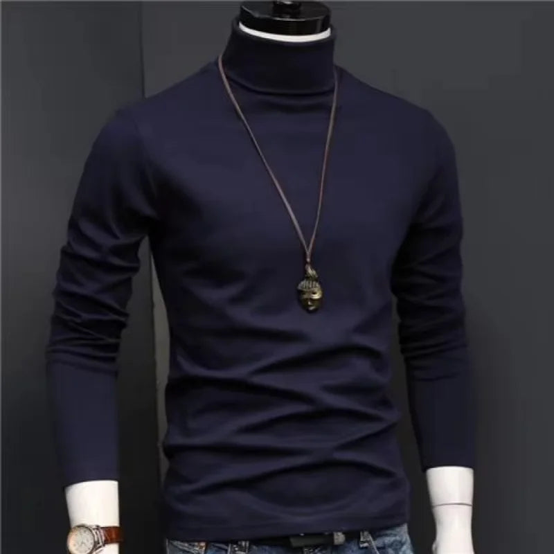 Slim Fit Long Sleeve Turtleneck