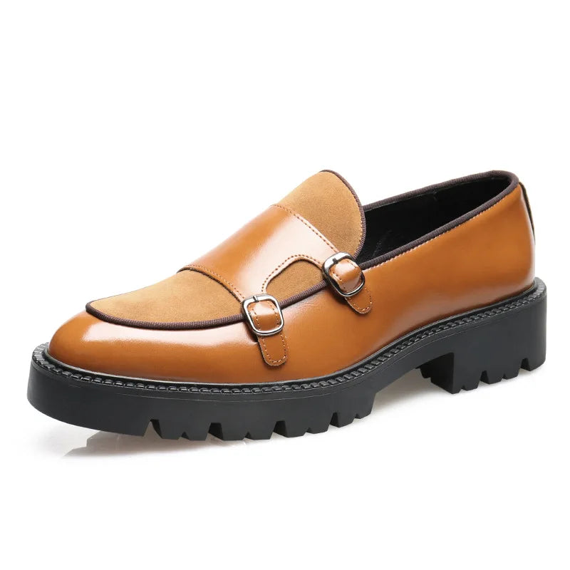 Thick-soled British Style Loafers