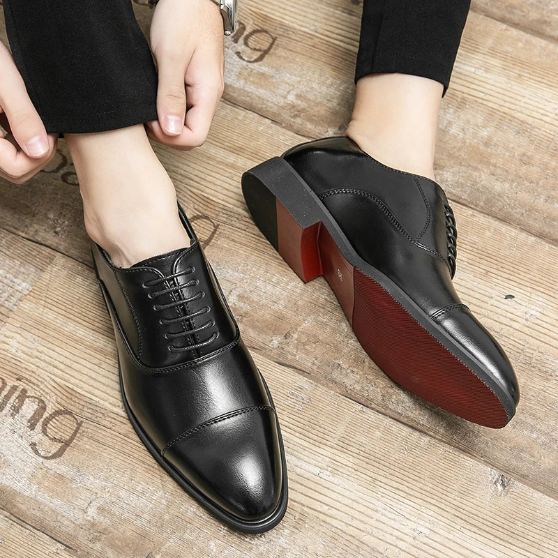 Men's Red Sole Oxford Business Shoes