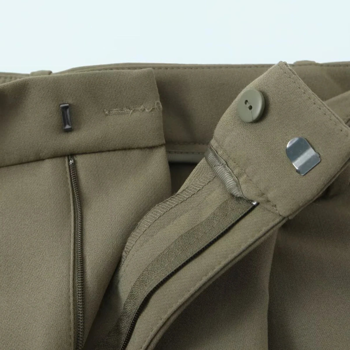 Women's Belted Pleated High Waist Trousers