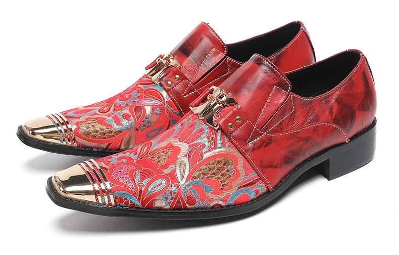 British Style Square Toe Luxury Formal Shoes