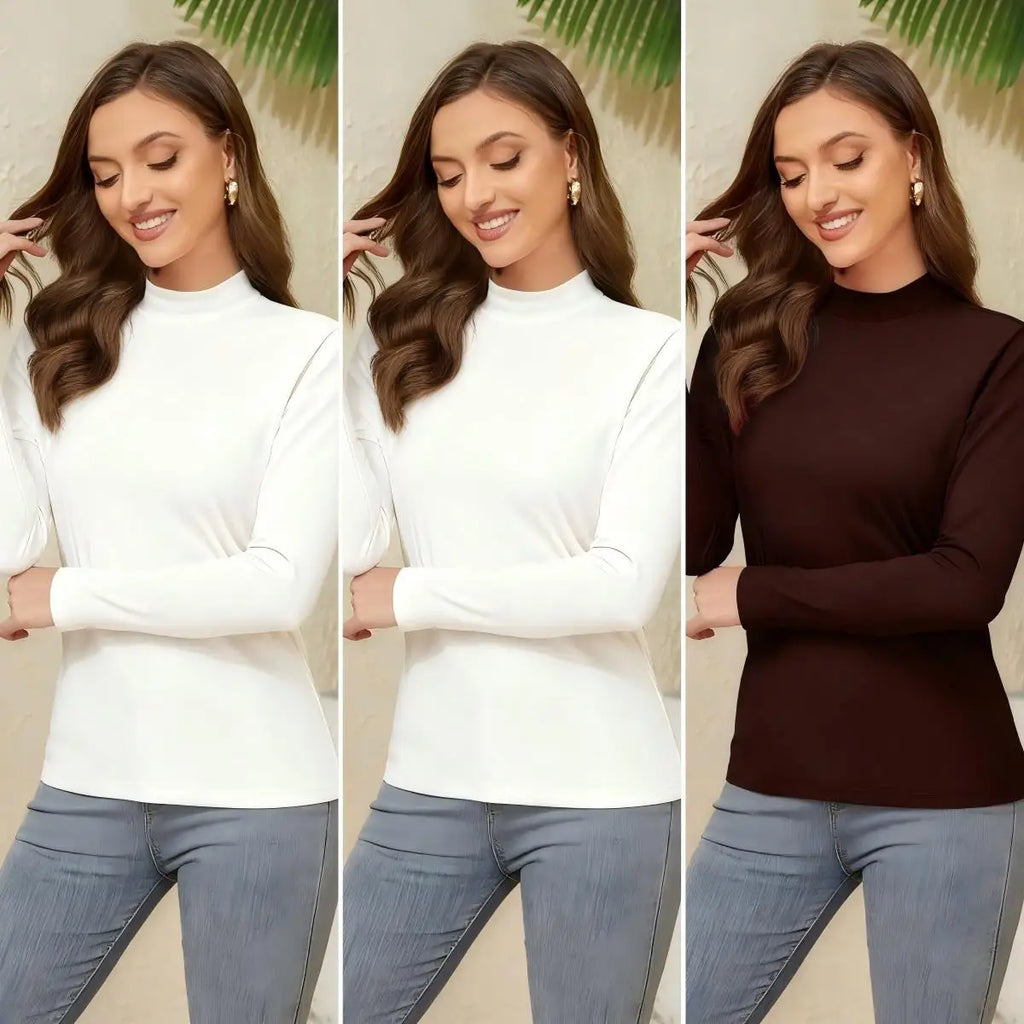 3 Pieces Basic Shirts Set