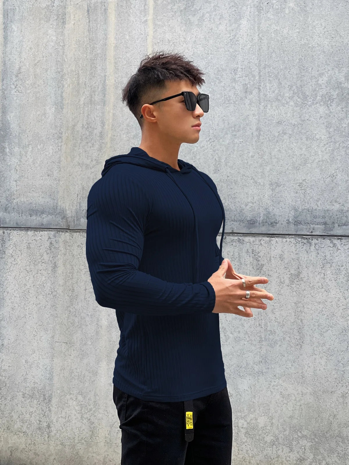 Casual Long Sleeve Skinny Shirt/Hoodie