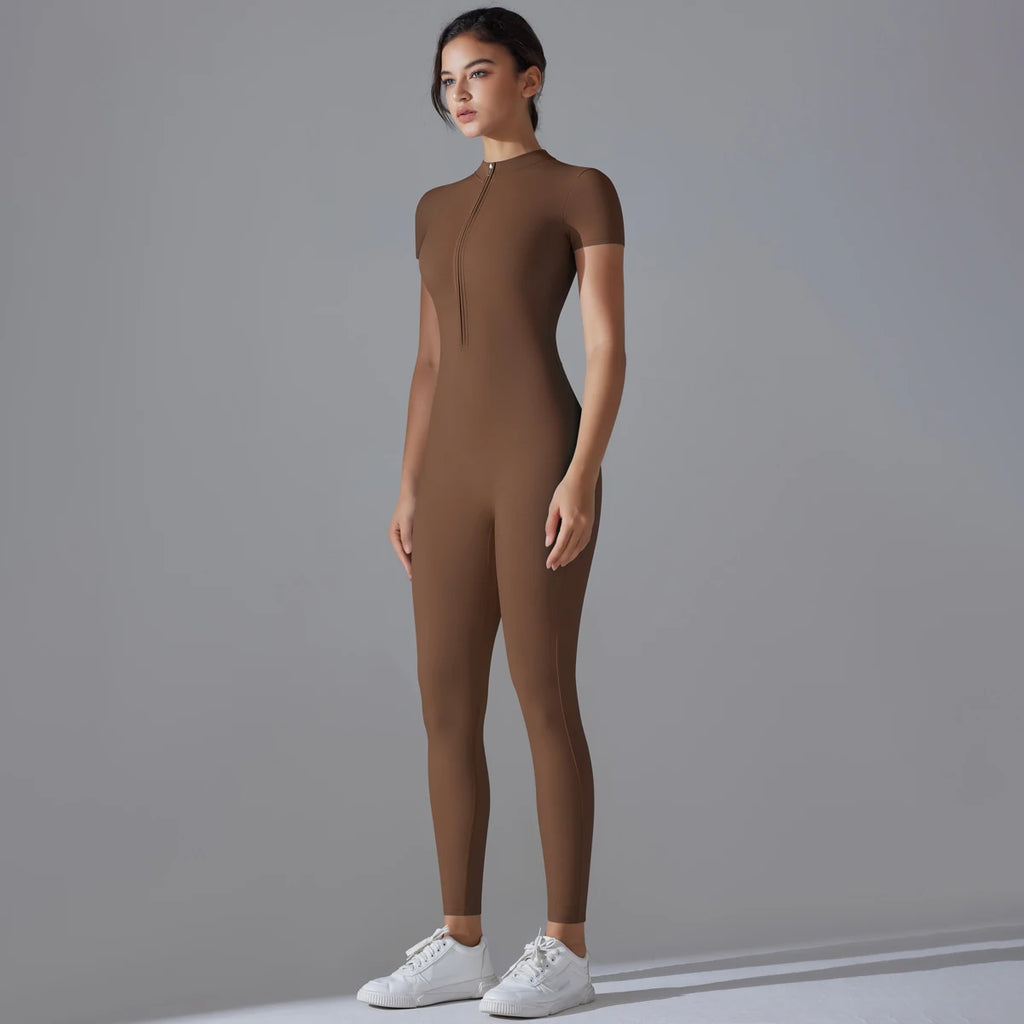 Women Fitness Sports Bodysuit Yoga Suit  Breathable Quick Dry
