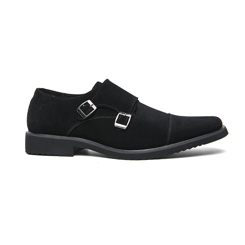 Versatile High-end Monk Strap Style Loafers