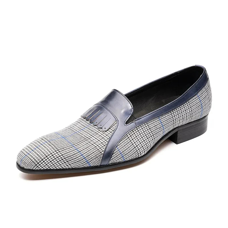 Cotton Fabric Casual Pure Handmade Loafer