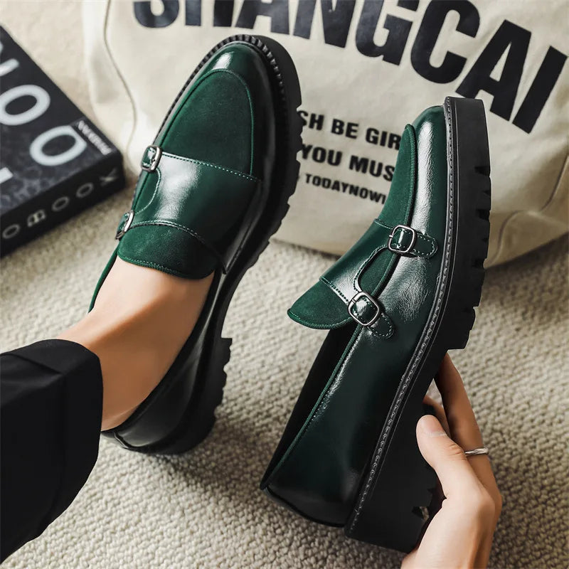 Thick-soled British Style Loafers