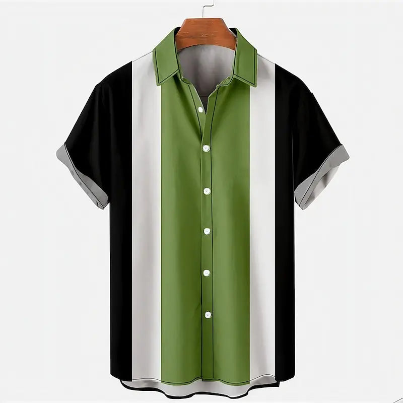 Guayabera Shirts Button-Down T-Shirts Colorful Casual Daily Wear