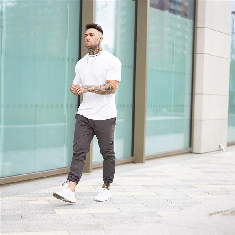 Short sleeve Casual Slim Cotton T-shirt