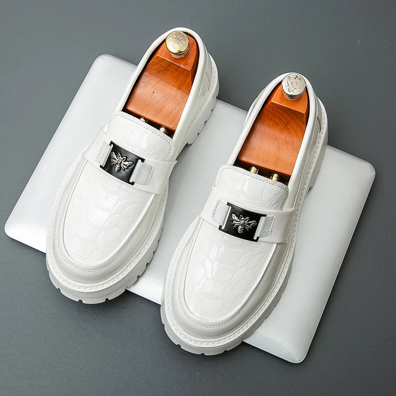 Round Toe Thick Soled Light Loafers