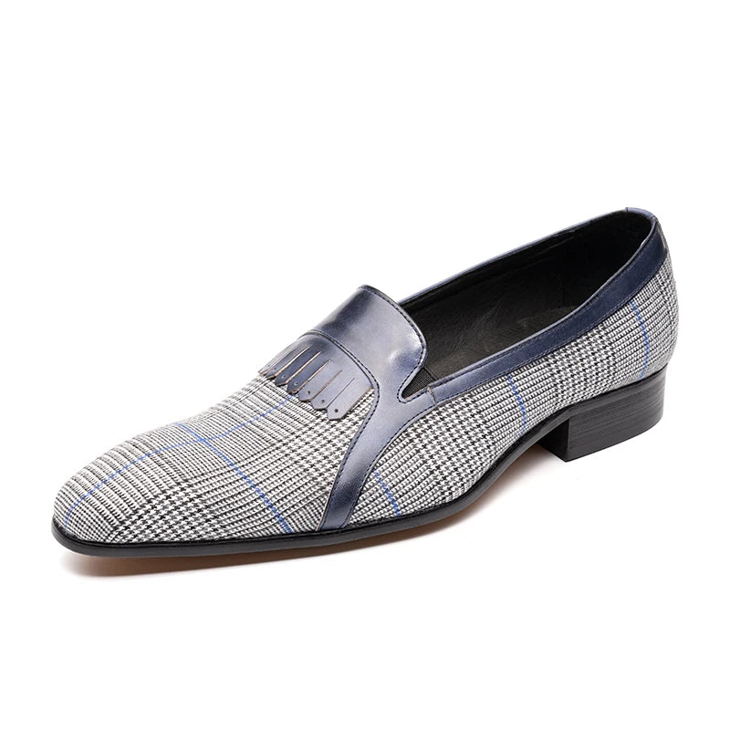 Cotton Fabric Casual Pure Handmade Loafer