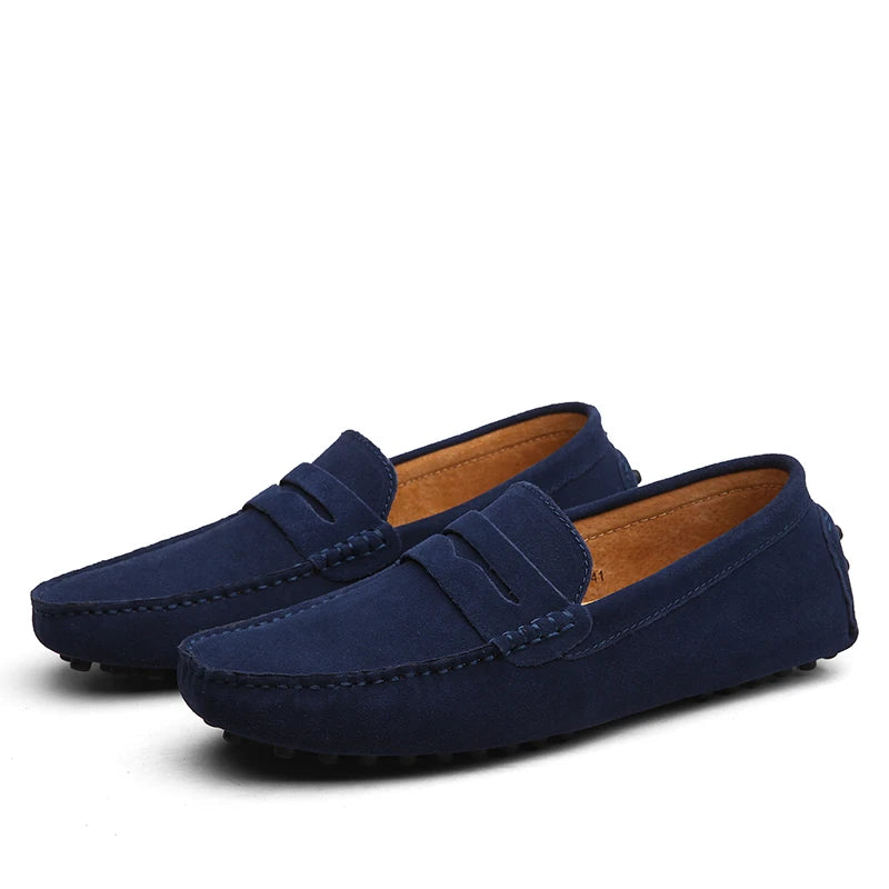 Casual Slip On Leather Loafers