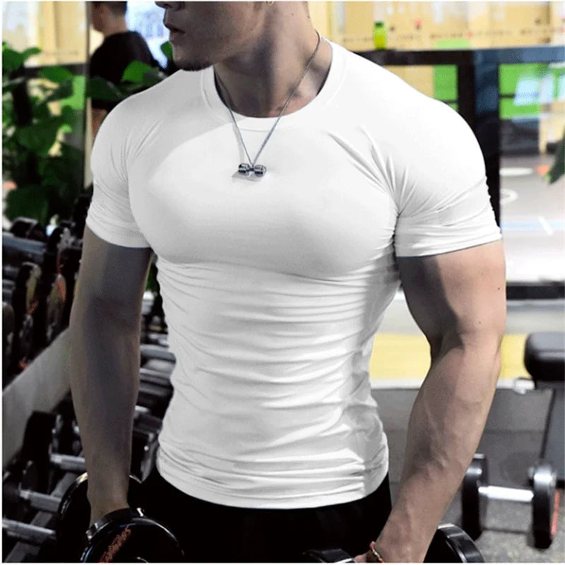 Mens Breathable Quick Dry Jogging TShirt