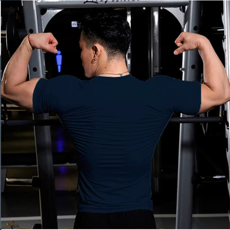 Mens Breathable Quick Dry Jogging TShirt