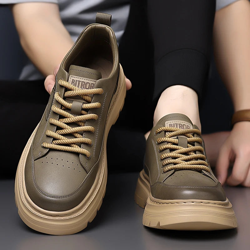 Casual Trendy High-Quality Thick Bottomed Trendy Street Shoes