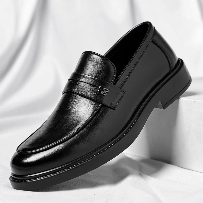 Italian Handmade Genuine Leather Slip-on Loafers