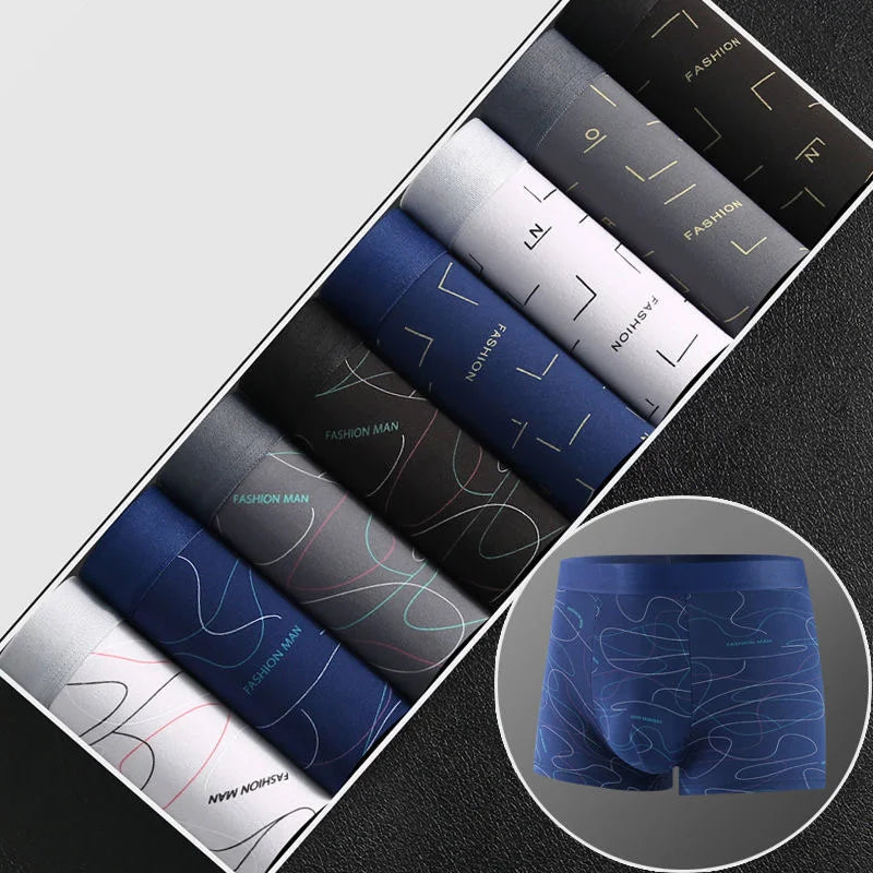 8 Pieces Men Breathable Underwear