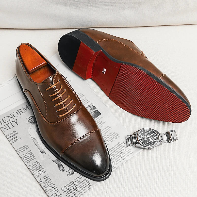 Men's Red Sole Oxford Business Shoes